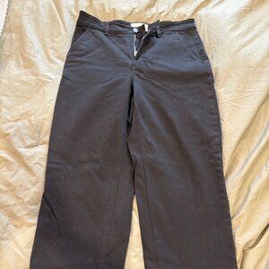 Everlane Pants | Size 10 | Black | High Rise Cotton Twill